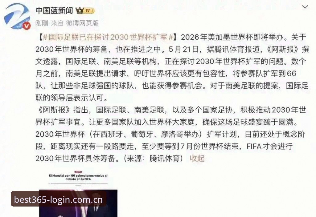 best365官网手机版常见问题 2030世界杯扩军至66队最新动态,中国男足有望搭上“足球盛宴”快车